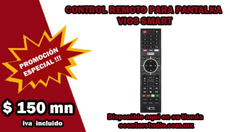 CONTROL REMOTO PARA PANTALKA VIOS SMART